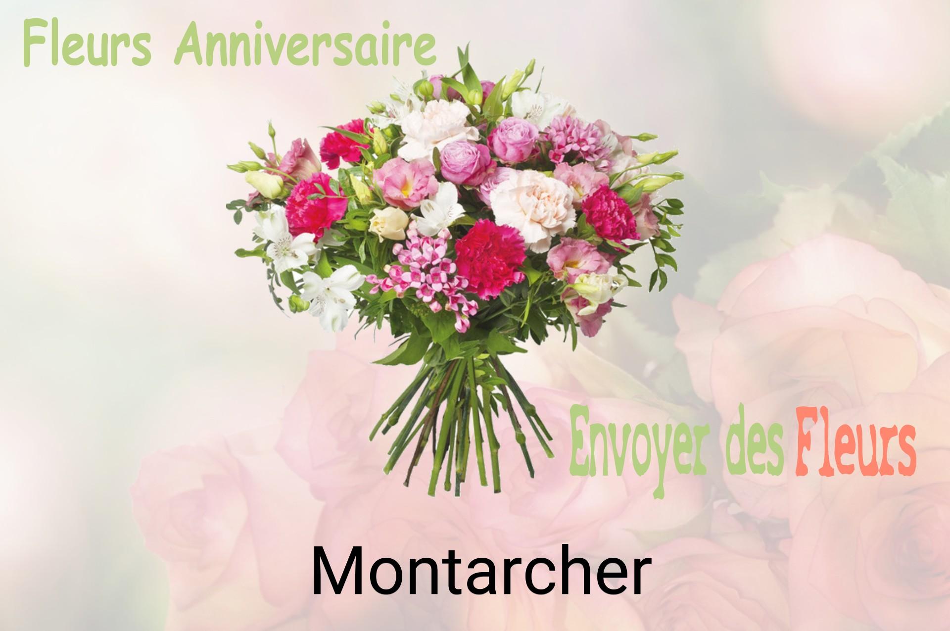 Bouquet de fleurs d’anniversaire livré à Montarcher