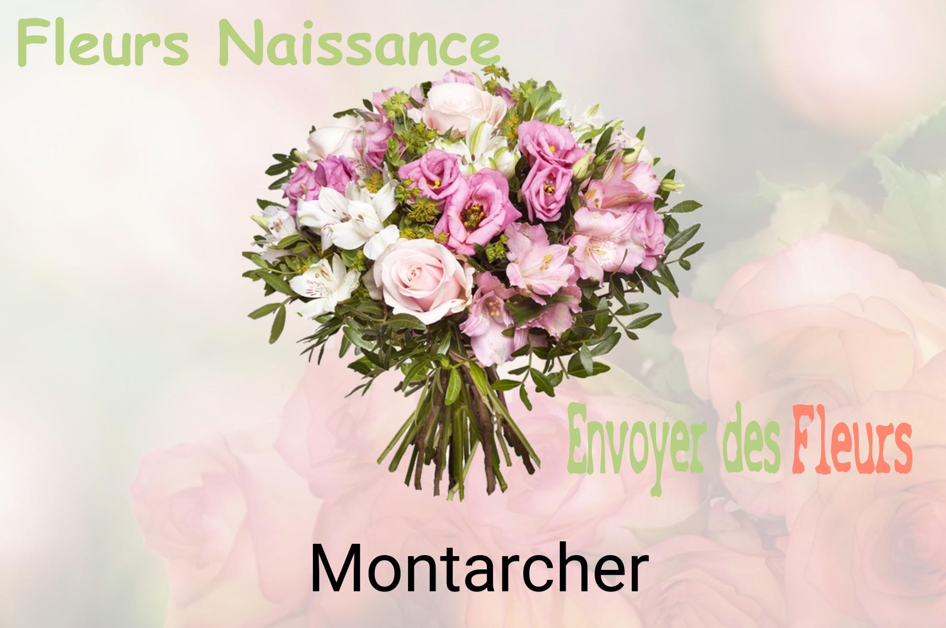 Bouquet de fleurs de naissance livré à Montarcher